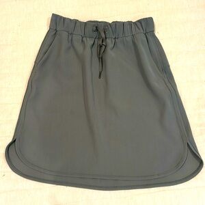 Lululemon on the fly skirt grey sage